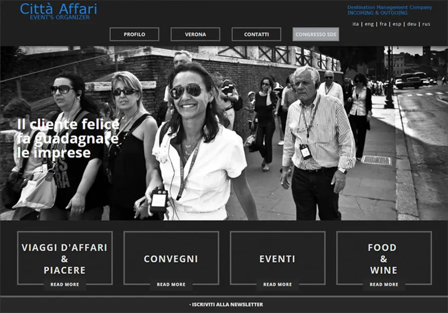 Progetto realizzato da AMAWEB per Cittaffari