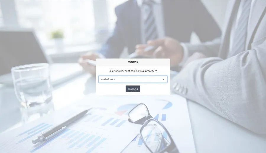 Progetto realizzato da AMAWEB per CRM Moovix